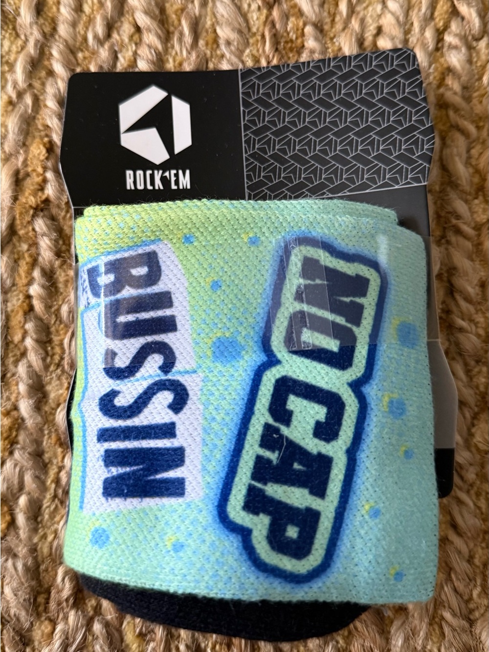 Rock Em Novelty Gen Z Slang Crew Socks One Size NWT